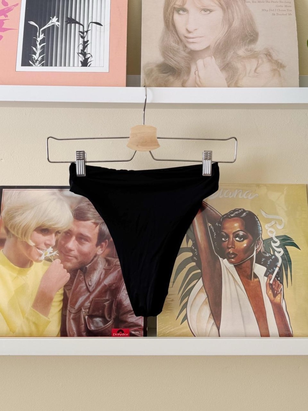 Black High Cut 437 Bikini Bottoms